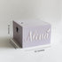 Personalized Star Box Cursive - Lilac